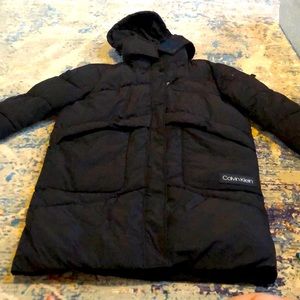 Calvin Klein puffer trench coat medium women’s